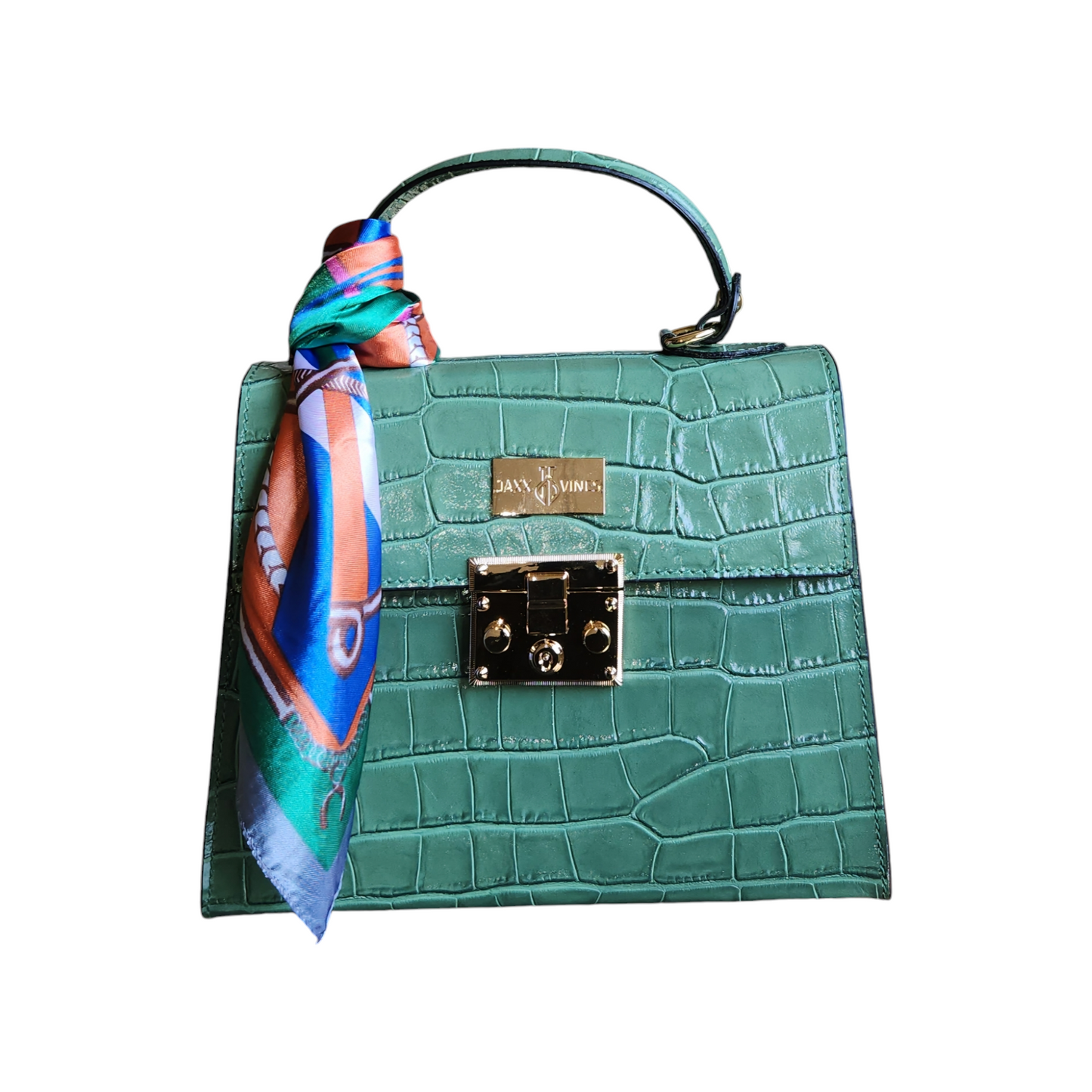 Croco Charm Handbag